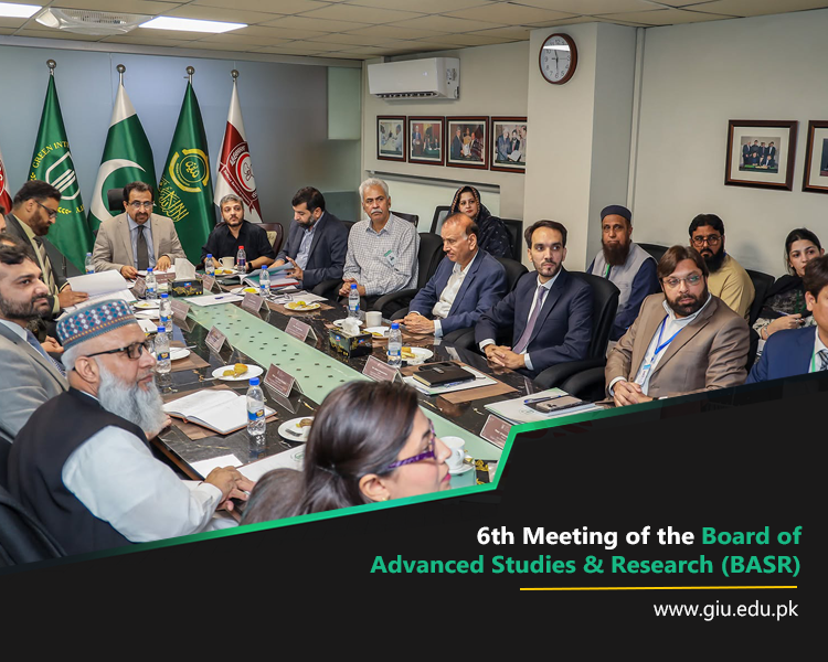 6th Meeting of the Board of Advanced Studies & Research (BASR)